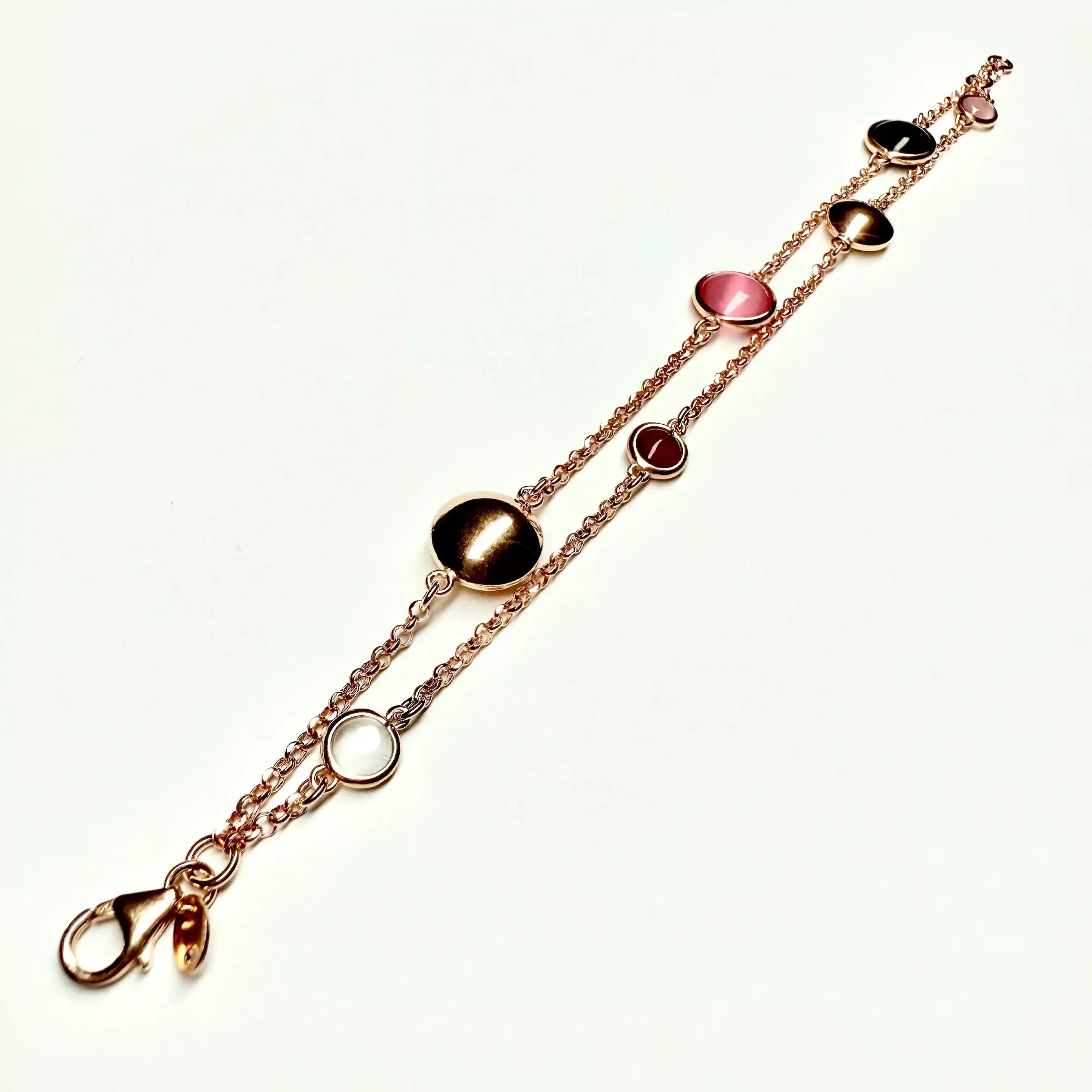 Bracciale double rose - Linea Base Caramella