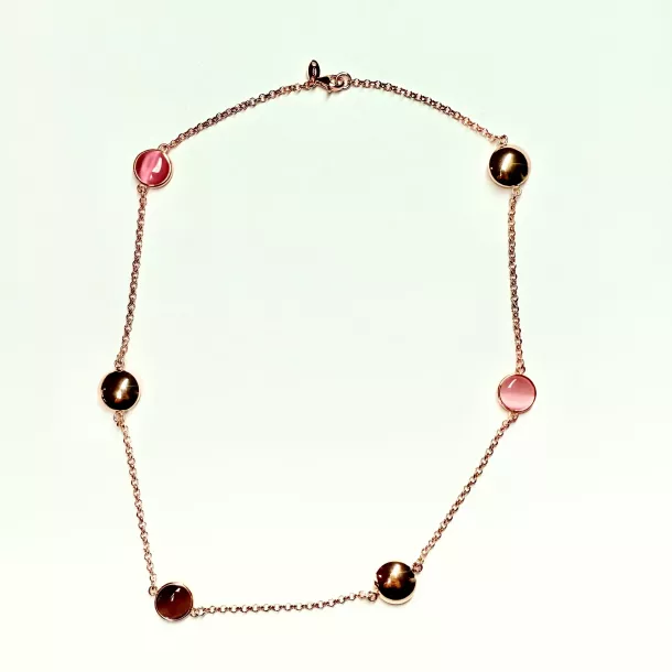 Collana giro rose - Linea Base Caramella 1