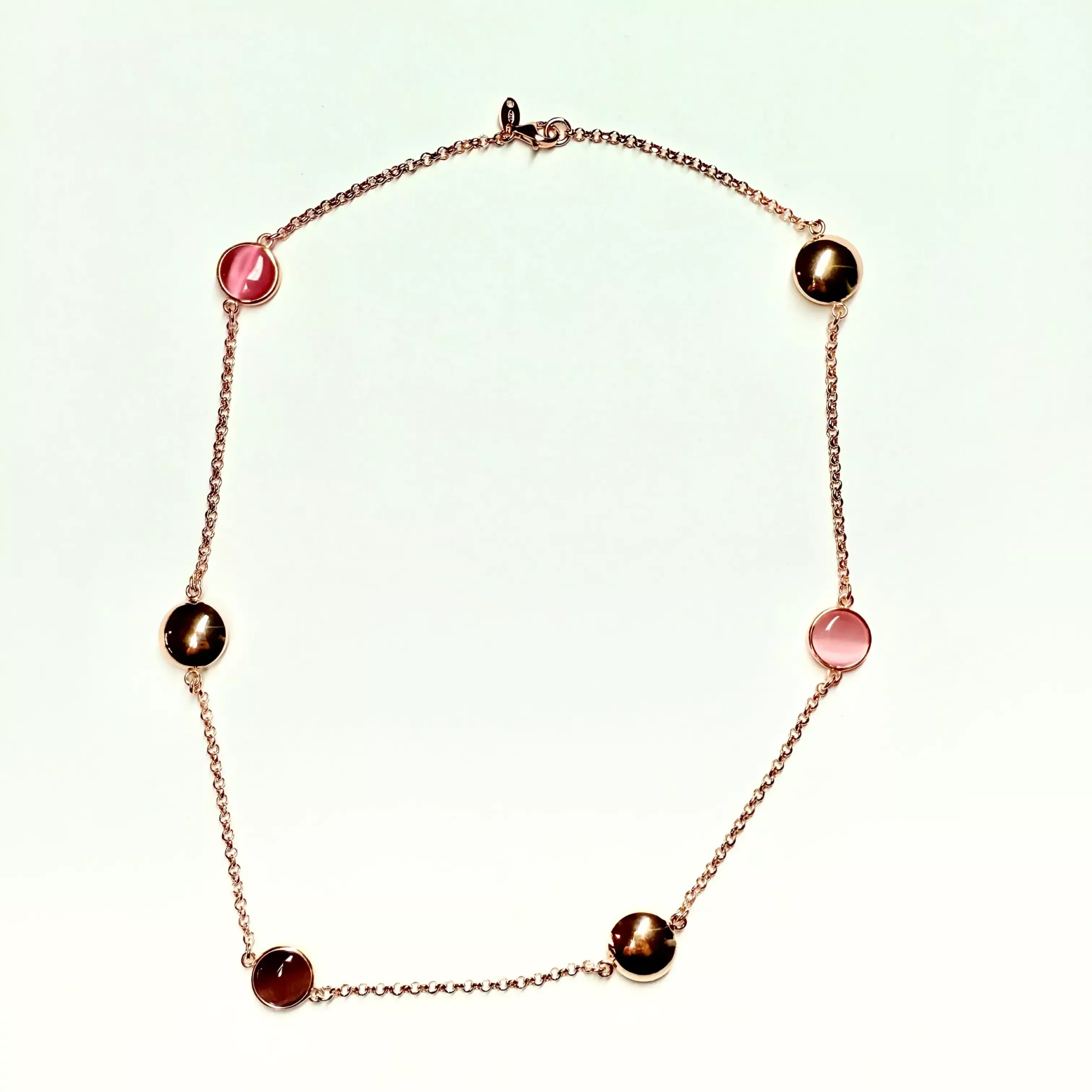 Collana giro rose - Linea Base Caramella 1