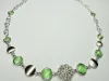 Collana cristalli verdi - Linea Barok