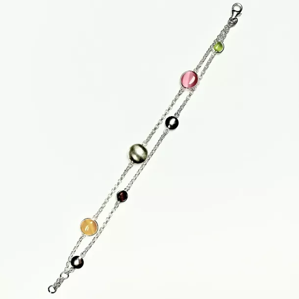 Bracciale double bianco - Linea Base Caramella