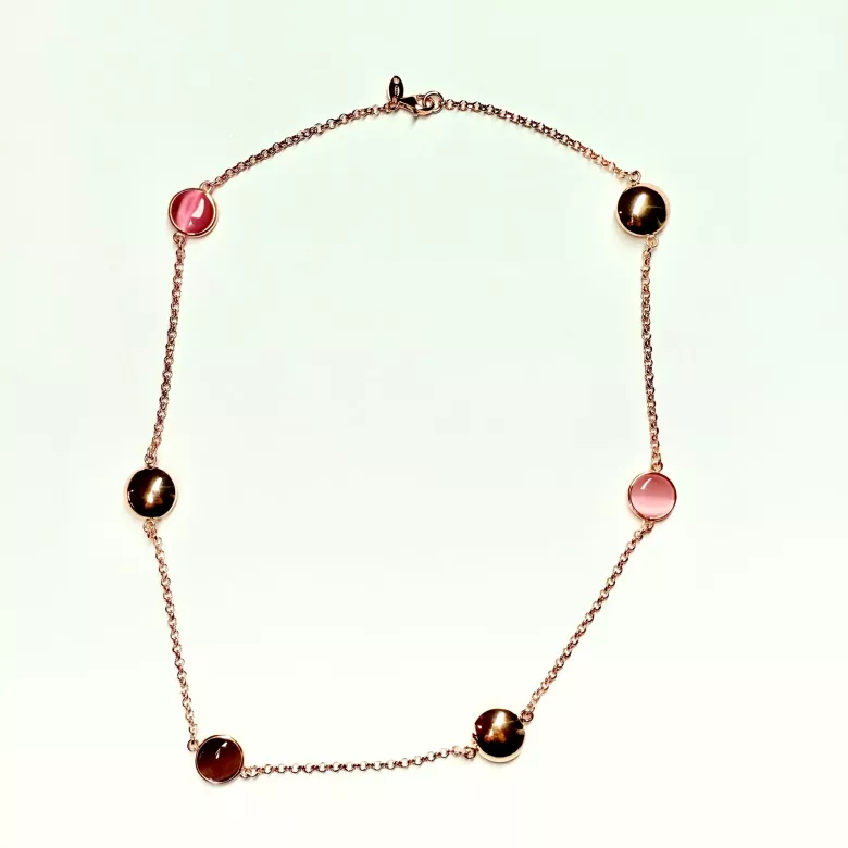 Collana giro rose - Linea Base Caramella 1
