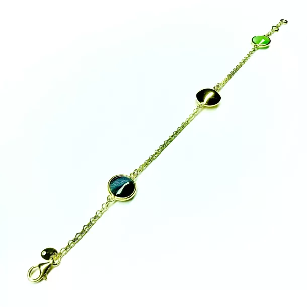 Bracciale dorato - Linea Base Caramella