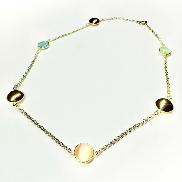 Collana giro dorata - Linea Base Caramella1