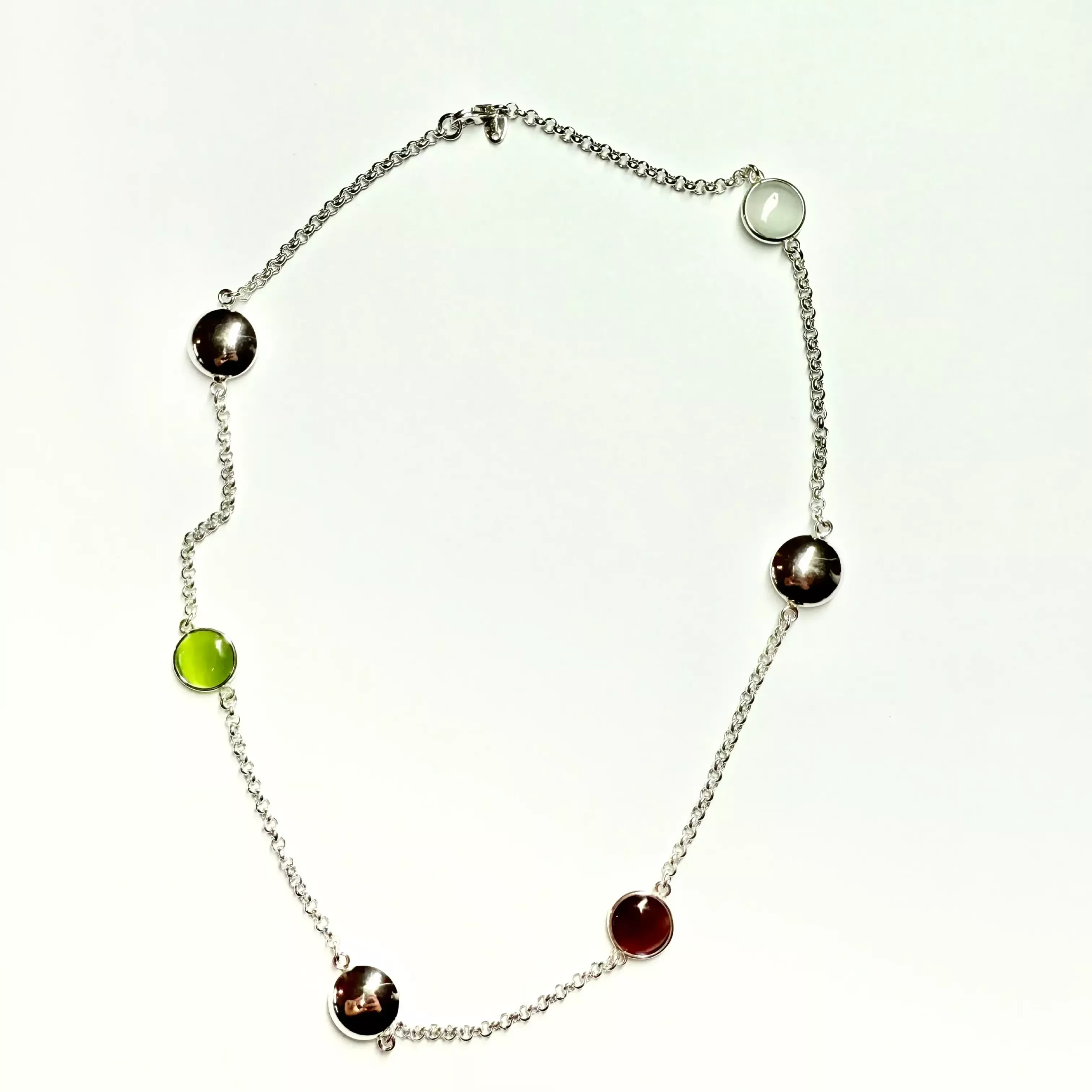 Collana giro bianca - Linea Base Caramella 1