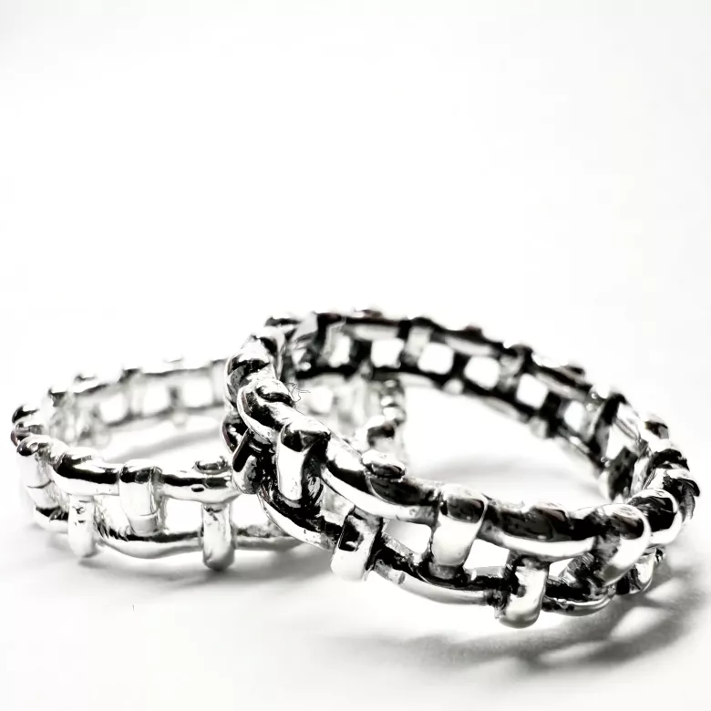 Anello fascetta slim - Linea Quadra