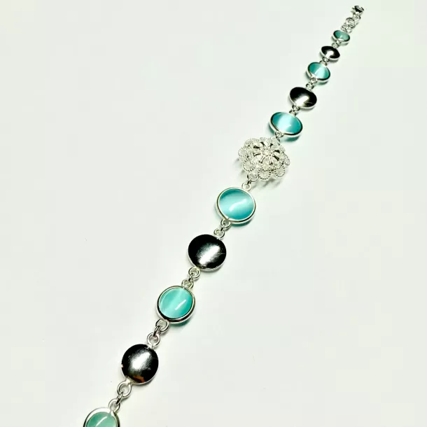 Bracciale cristalli azzurri - Linea Barok