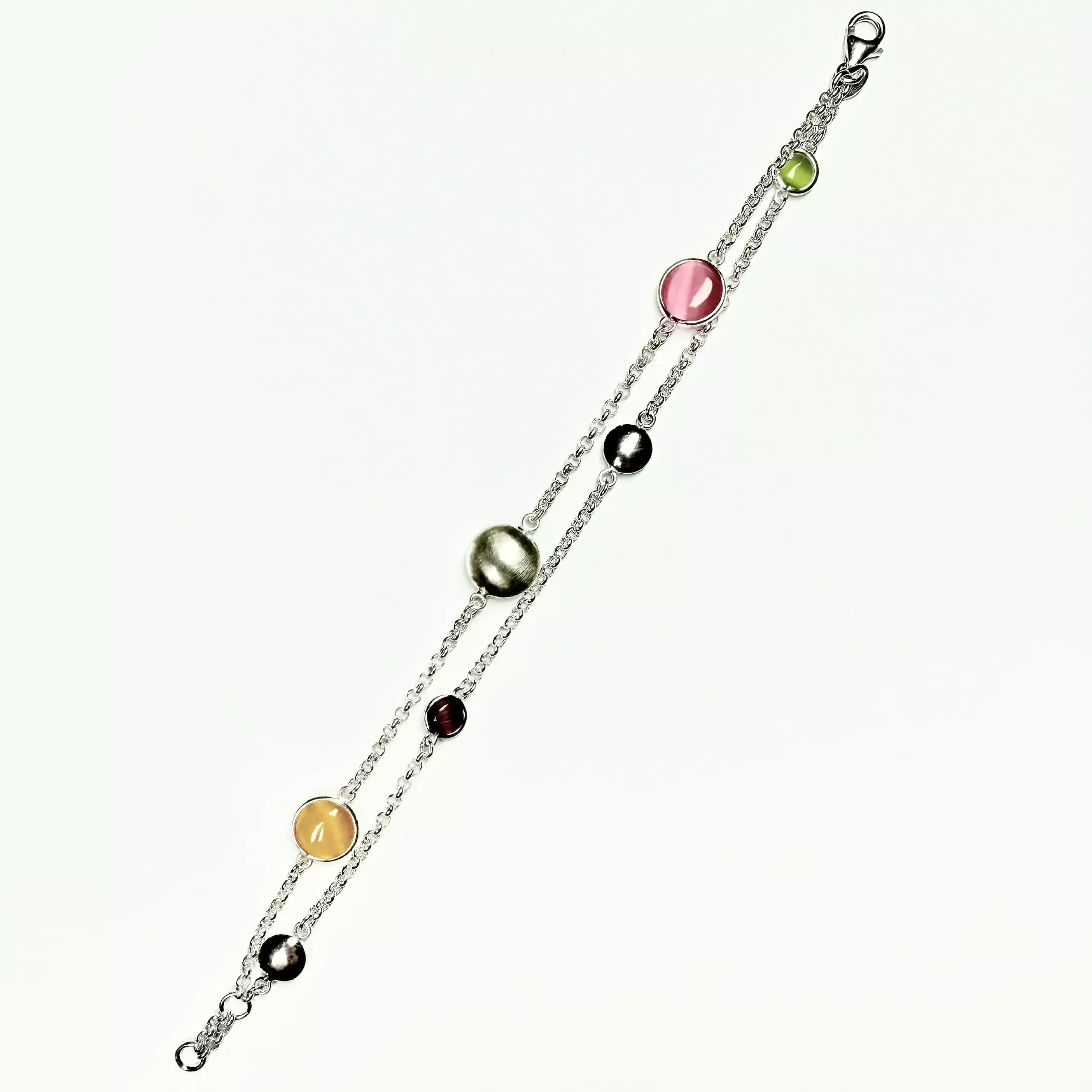 Bracciale double bianco - Linea Base Caramella