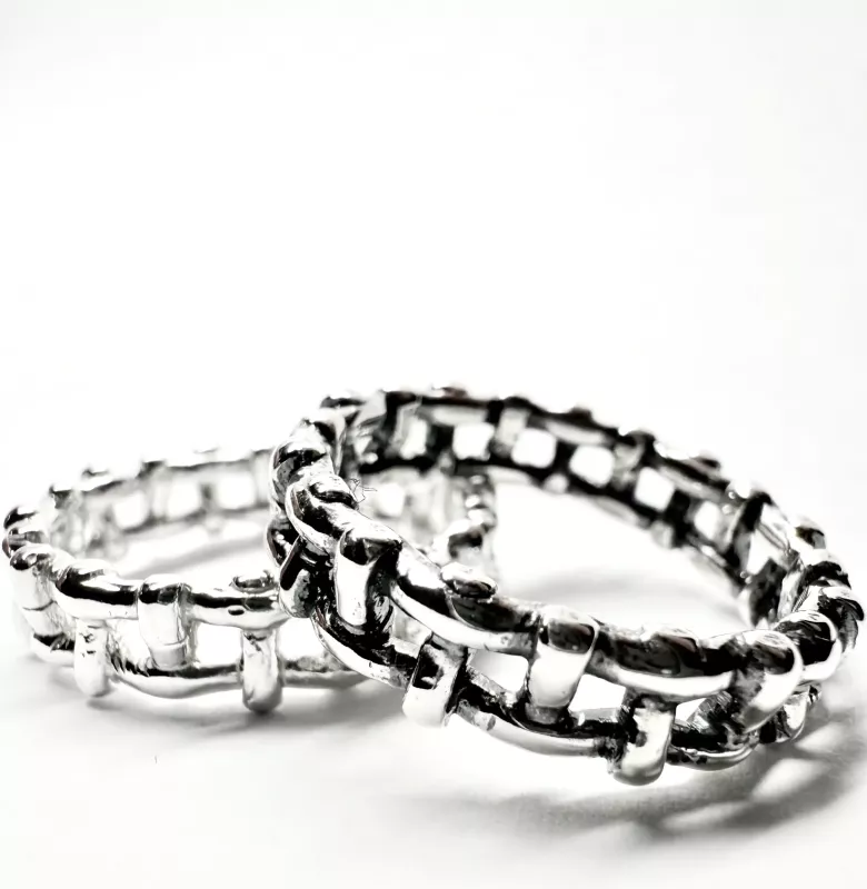 Anello fascetta slim - Linea Quadra