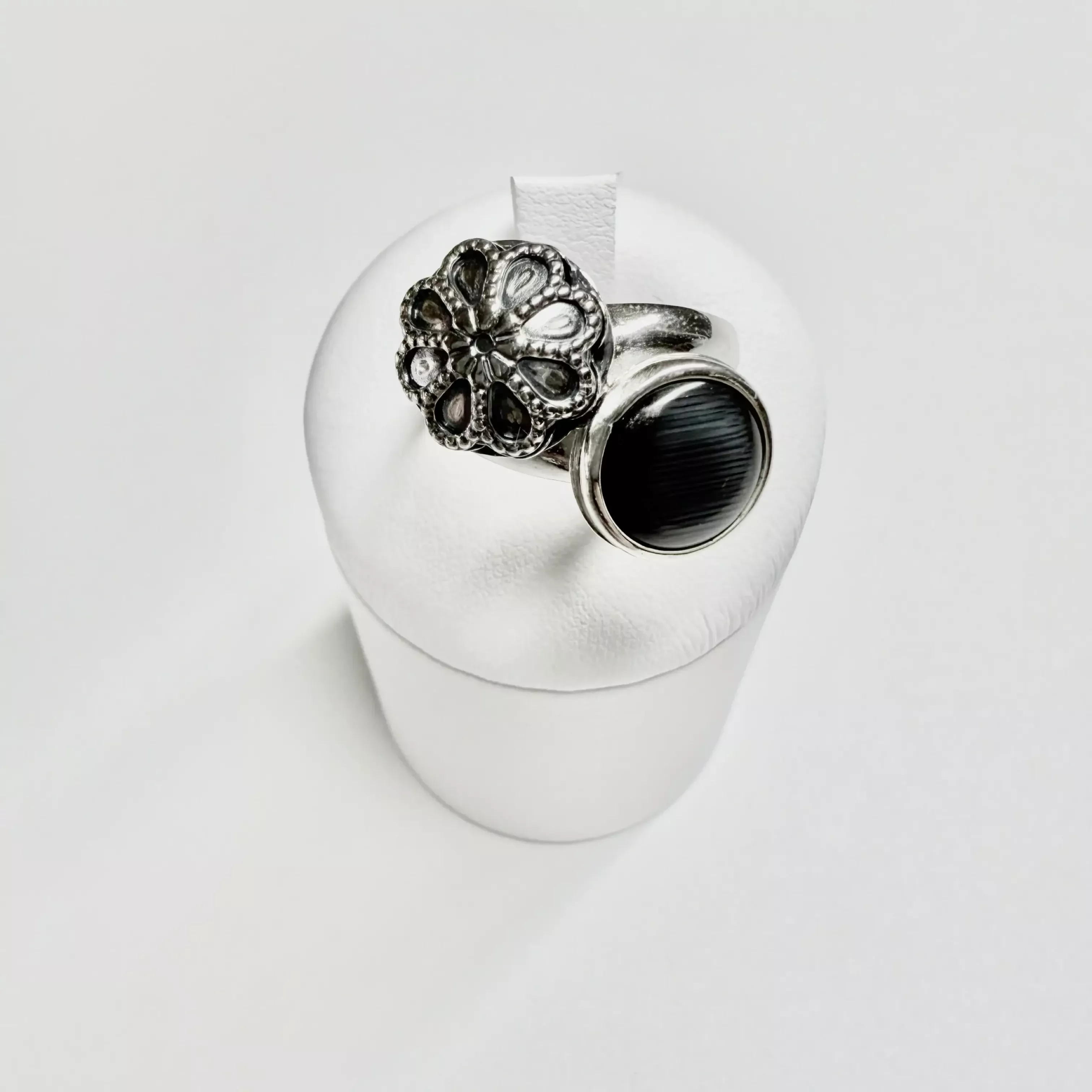 Anello Double Imbrunito - Linea Barok