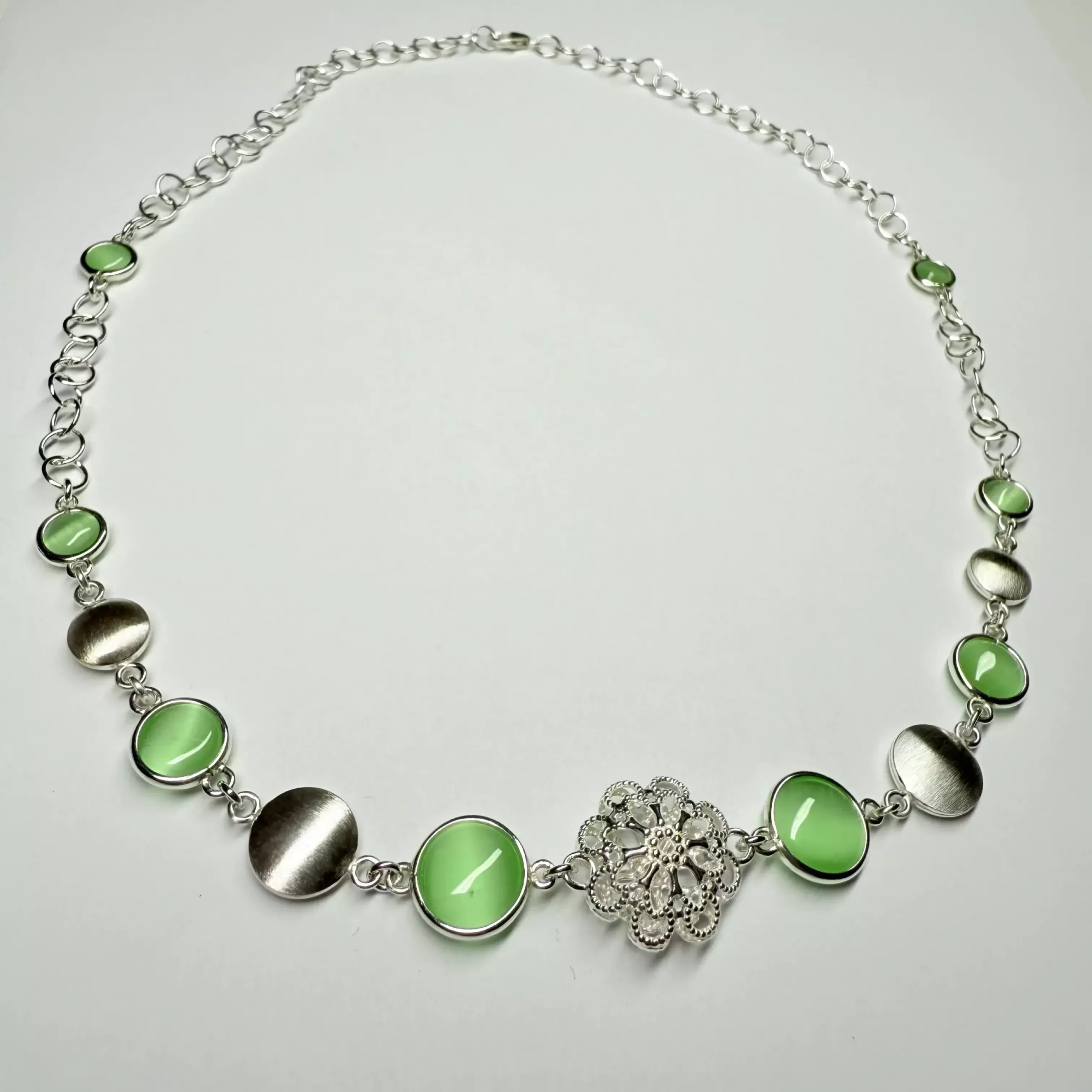 Collana cristalli verdi - Linea Barok