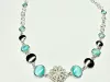 Collana cristalli azzurri - Linea Barok