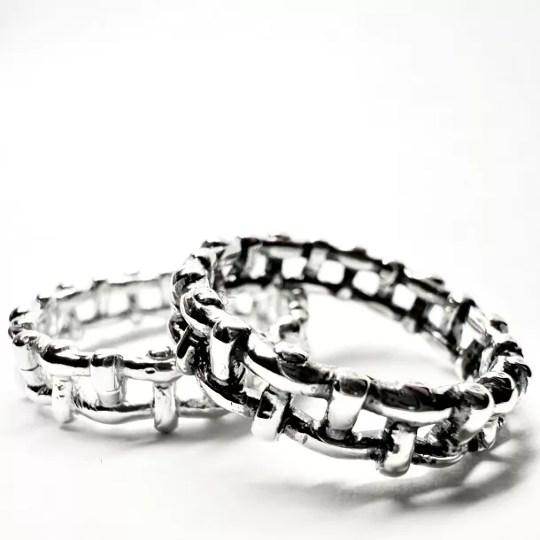 Anello fascetta slim - Linea Quadra