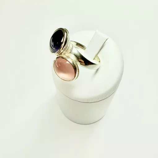 Anello Double Imbrunito - Linea Barok