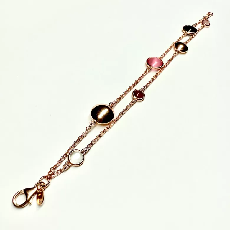 Bracciale double rose - Linea Base Caramella