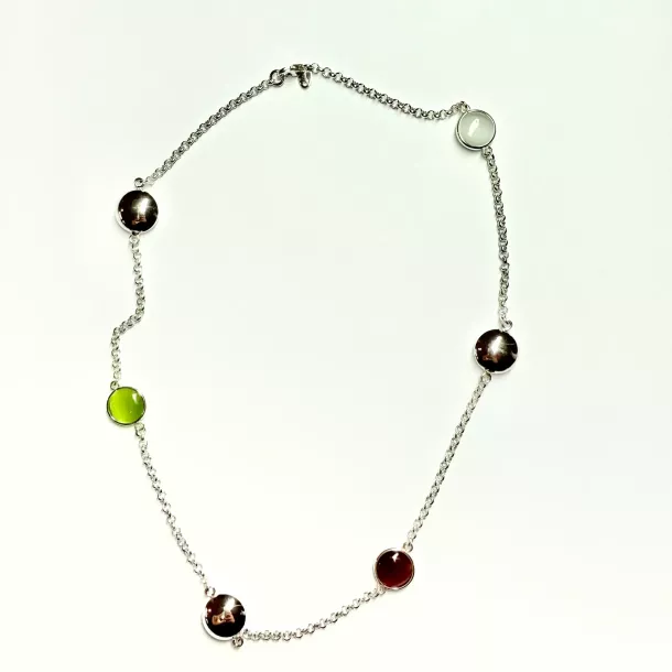 Collana giro bianca - Linea Base Caramella 1