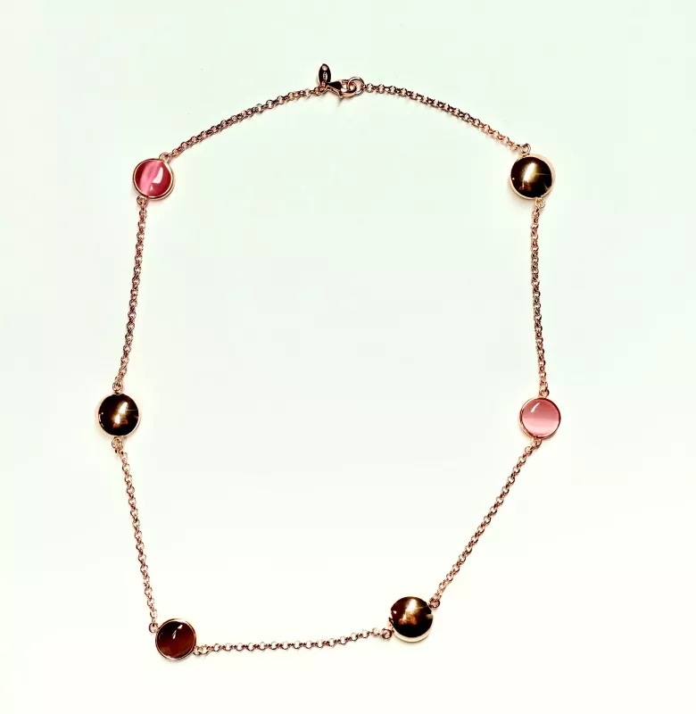 Collana giro rose - Linea Base Caramella 1