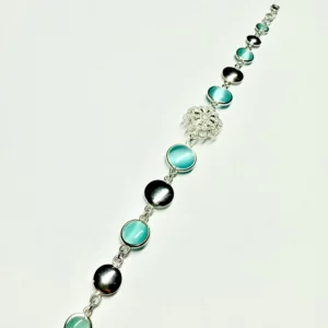 Bracciale cristalli azzurri - Linea Barok