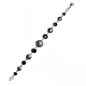 Bracciale cristalli nero - Linea Barok