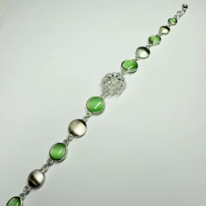 Bracciale cristalli verdi - Linea Barok