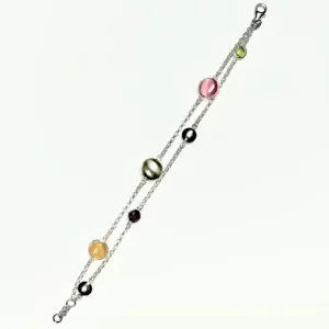 Bracciale double bianco - Linea Base Caramella