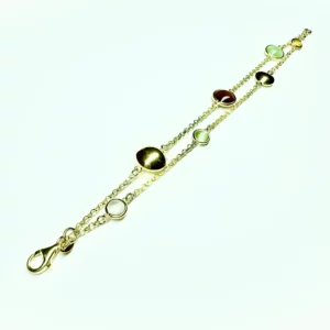 Bracciale double dorato - Linea Base Caramella