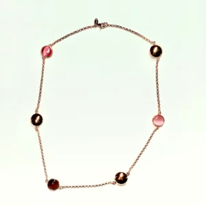 Collana giro rose - Linea Base Caramella 1